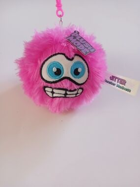 Vintange, Jitter Pink Plush Keychain Buddy by Monchi Monster By Nitendon